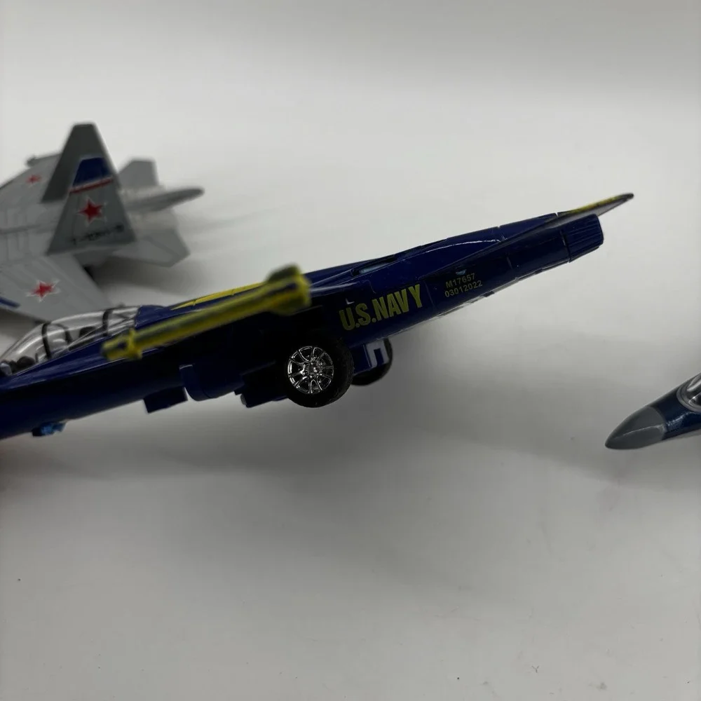 Vtg Mixed Brand Lot Of Diecast Toy Military Airplane Jets Airforce Planes